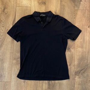 Men’s Black Dress Polo